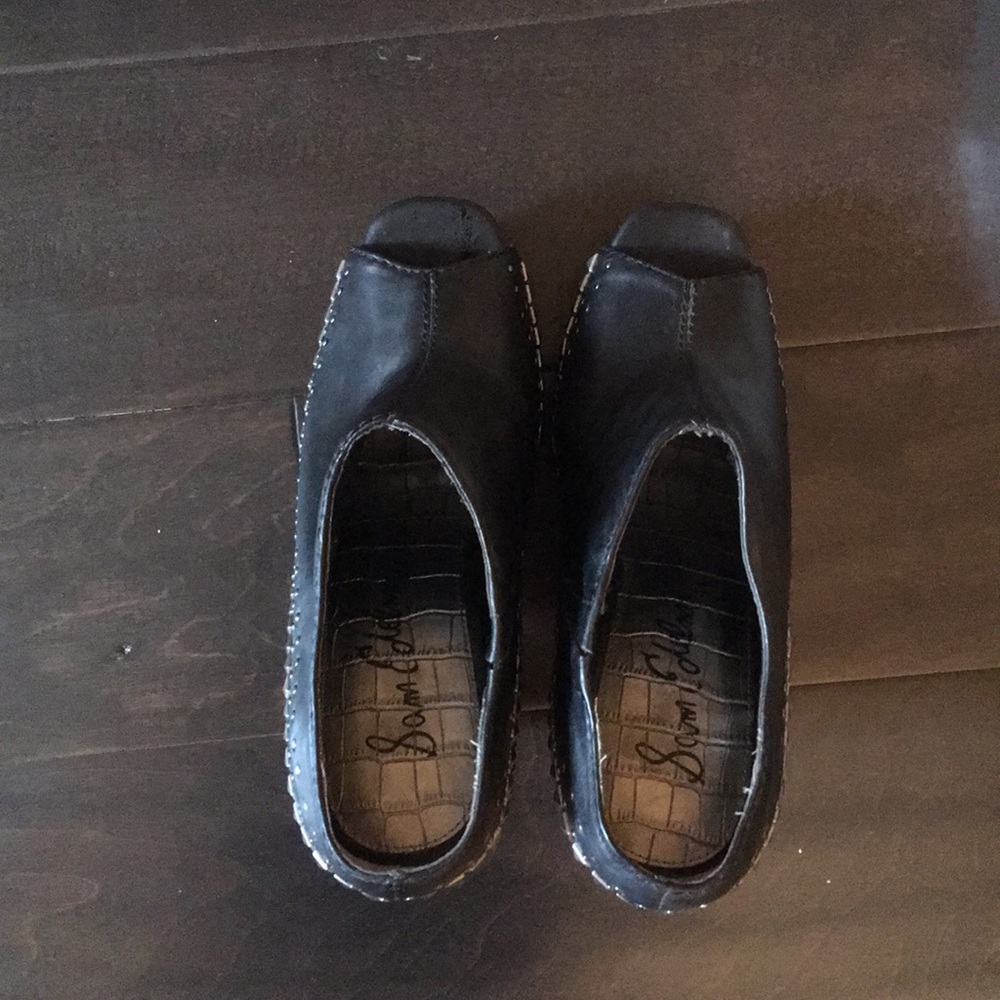 Sam edelman open toe booties
